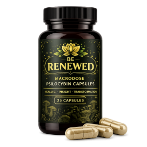 Be Renewed Macrodose Psilocybin Capsules (25 Capsules)