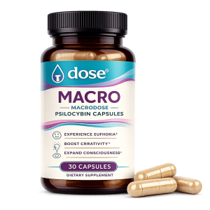 Dose MACRO Macrodose Psilocybin Capsules (15 or 30 Capsules)