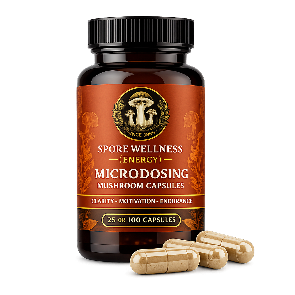 Spore Wellness (Energy) Microdosing Mushroom Capsules