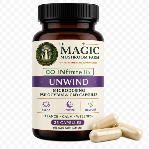 INfinite Rx (Unwind) Microdosing Psilocybin & CBD Capsules