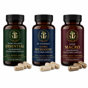 Dose MACRO Macrodose Psilocybin Capsules (15 or 30 Capsules)